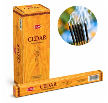 DEK/KADZIDŁO ZAPACHOWE HEM kpl.8szt CEDAR (1/25)