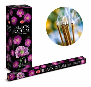 DEK/KADZIDŁO ZAPACHOWE Opak.8szt BLACKOPIUM (1/25)