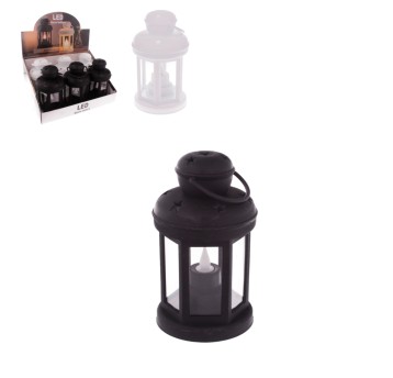 DEK/LAMPION LED NA BATERIE BIAŁY, CZARNY (6)