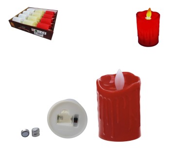 DEK/ŚWIECZKA LED NA BATERIE-NATURL. (12/480)