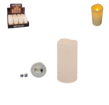 DEK/ŚWIECZKA LED NA BATERIE Wys.10cm (12/480)