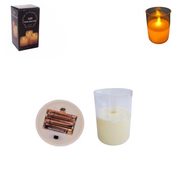 DEK/ŚWIECZKA LED NA BATERIE WYS.10cm (/150)