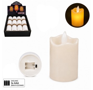 DEK/ŚWIECZKA LED NA BATERIE WYS.7,5cm (200)