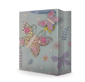 DEK/TOREBKA NA PREZENTY motyl 3D (240/12)
