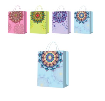DEK/TOREBKA PREZENTOWA 18x24x7cm MANDALA MIX (12)