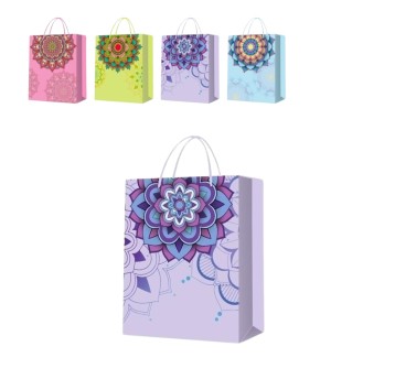 DEK/TOREBKA PREZENTOWA 26x32x9cm MANDALA MIX (12)