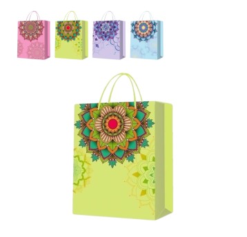 DEK/TOREBKA PREZENTOWA 32x40x10cm MANDALA MIX (12)
