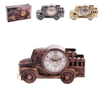 DEK/ZEGAR DEKORACYJNY 19x10,5x6cm MIX (120)