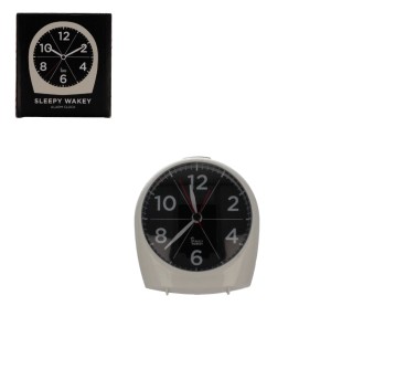 ELE/BUDZIK NA BATERIE BIAŁY "ŚPIOCH" AC4 (6/48)