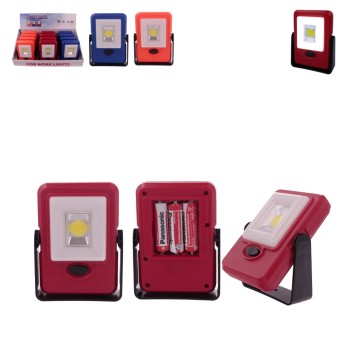 ELE/LAMPA, LATARKA LED COB na BATERIE (12/144)