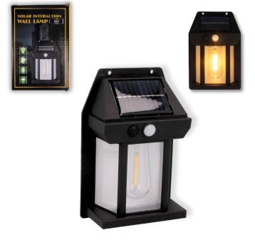 ELE/LAMPA SOLARNA KINKIET ŻARÓWKA LED (1/100)