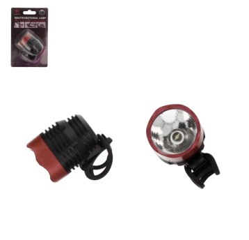 ELE/LAMPA WIELOFUNK. COB 3W na BAT. CZERW (20/240)