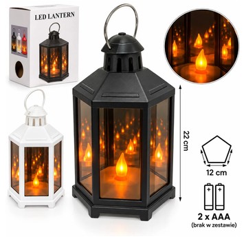 ELE/LAMPION LED NA BATERIE 2xAAA 3D 22cm. (48)