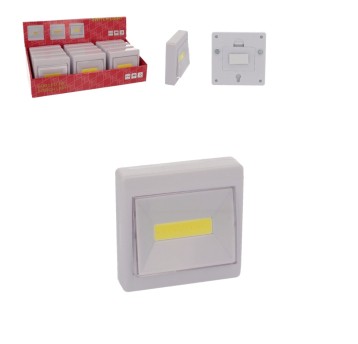 ELE/LAMPKA COB LED NA BATERIE PRZEŁĄCZNIK (12/240)