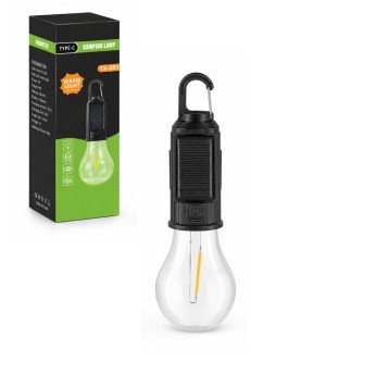 ELE/LAMPKA LED SOLARNA+ USB-C BIWAKOWA (1/120)