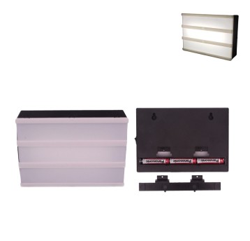 ELE/LAMPKA STOJACA PROST LED 3xAAA BIAŁA (96/192)