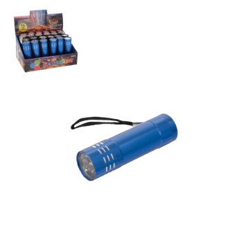 ELE/LATARKA 9LED ALUMINOWA na BATERIE (24/480)