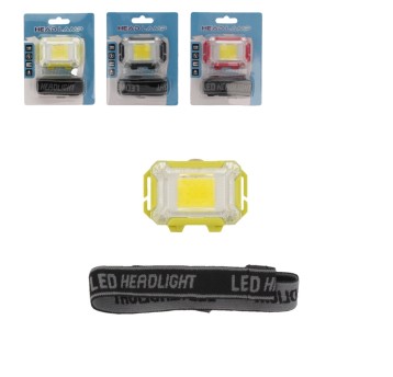 ELE/LATARKA CZOŁOWA COB LED NA BATERIE (60/240)