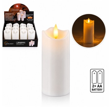 ELE/ŚWIECA LED na BATERIE PROSTA 12,5cm (12/192)