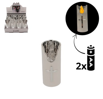ELE/ZNICZ LED BIAŁY 5.5x12.5cm. na BATERIE(12/360)