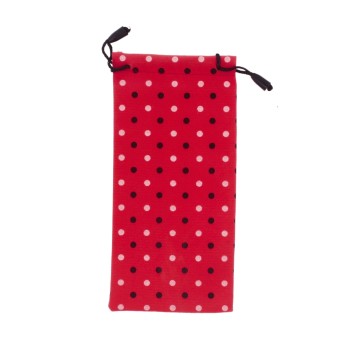 ETU/WORECZEK NA OKULARY KROPKI CZERWONY (100/5000)