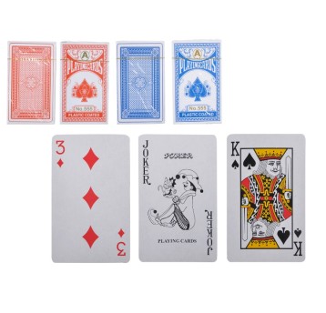 KARTY DO GRY 1 TALIA PLASTIKOWE No:555 (10/100)