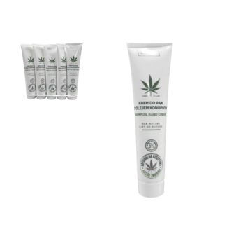 KOS/KREM DO RĄK z OLEJKIEM KONOPNYM 125g (10/100)