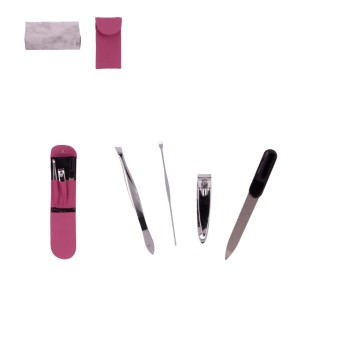 KOS/MANICURE Kpl.4 ele. w ETUI RÓŻ (30/150)