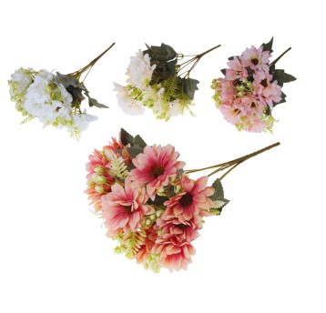 KWI/BUKIET GERBERY dł.26cm. 6 gał. (24/288)