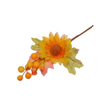 KWI/GAŁĄZKA OZDOBNA SŁONECZNIK JARZĘBINA (36/216)