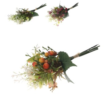 KWI/KWIAT BUKIET KULECZKI IRGA Wys.40cm, 9 gał.