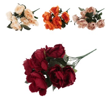 KWI/KWIAT BUKIET RÓŻA 7 KW. dł.34cm (300/1200)