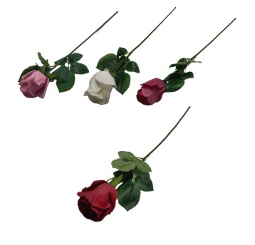 KWI/KWIAT GAŁĄZKA RÓŻA 1 kw. dł.55cm. (196/1176)