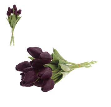 KWI/KWIAT Szt.TULIPAN 1 Kw Bordowy(12/480) *BR*