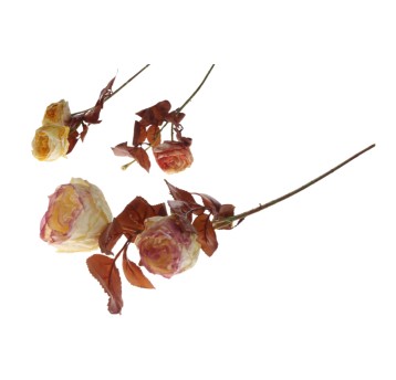 KWI/KWIAT SZTUCZNY GAŁAZKA RÓŻA dł.65cm (125/250)