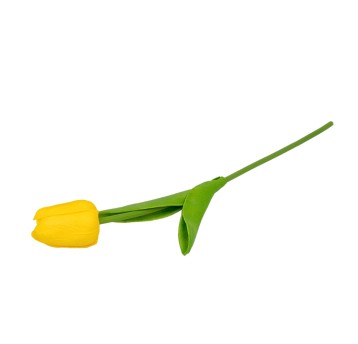 KWI/KWIATY SZT. TULIPAN SYLIKON ŻÓŁTY (200/1600)