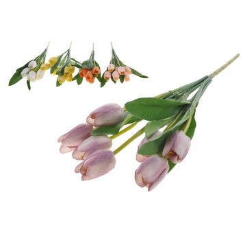 KWI/KWIATY SZTU.Bukiet dł.38cm. 7gał FLO462-1 *BR*