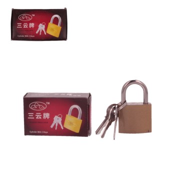 NRZ/KŁÓDKA ZŁOTA + 3 klucze roz.50mm. (10/120)