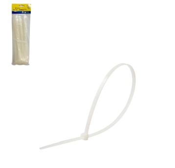 NRZ/OPASKI ZACISKOWE BIALE 4×250mm. Opak.100 (200)