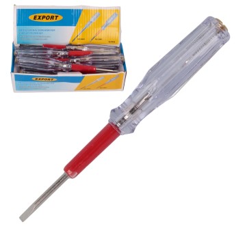 NRZ/ŚRUBOKRĘT, PRÓBNIK NAPIĘCIA MOCN dł.17cm. (12)