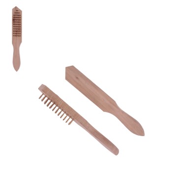 NRZ/SZCZOTKA DREWNIANA DRUCIANA dł.27cm. (200)