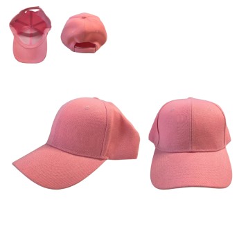 ODZ/CZAPKA Z DASZKIEM Róż (12/144)