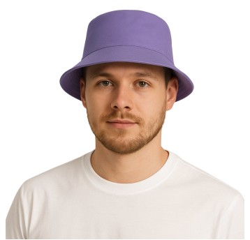 ODZ/KAPELUSZ, BUCKET HAT KOLOR FIOLETOWY (20/600)