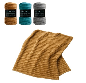 ODZ/KOC MIKRO GŁADKI PRĄZKI 180x200cm. (20/80)