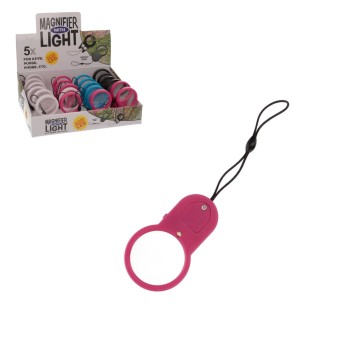 OPT/LUPA KIESZONKOWA LED śr.28mm. na BATERIE (24)