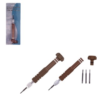 OPT/ŚRUBOKRĘT PRECYZY. DO OKULAR. 13cm. BRĄZ