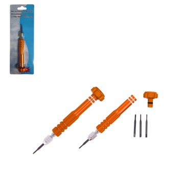 OPT/ŚRUBOKRĘT PRECYZY. DO OKULAR. 13cm. POMARAŃ.