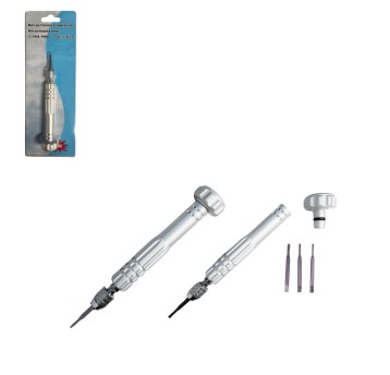 OPT/ŚRUBOKRĘT PRECYZY. DO OKULAR. 13cm. SREBNY