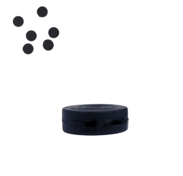 OPT/STOPER DO OKULARÓW SILIKON KÓŁKO CZARNE