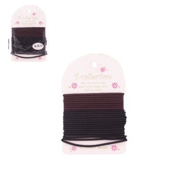 OZD/GUMKI DO WŁOSÓW KPL. 24szt. CIEMNE (10/10/100)